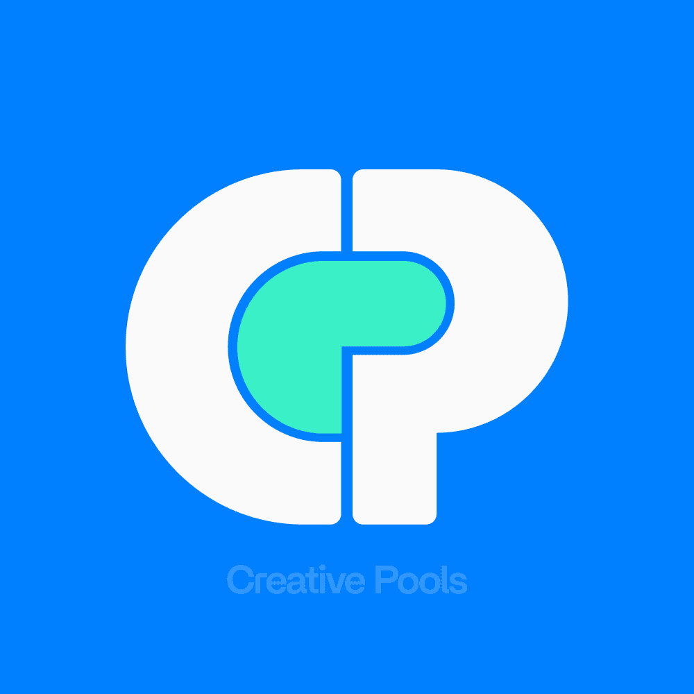 Creative Pools monogram logo