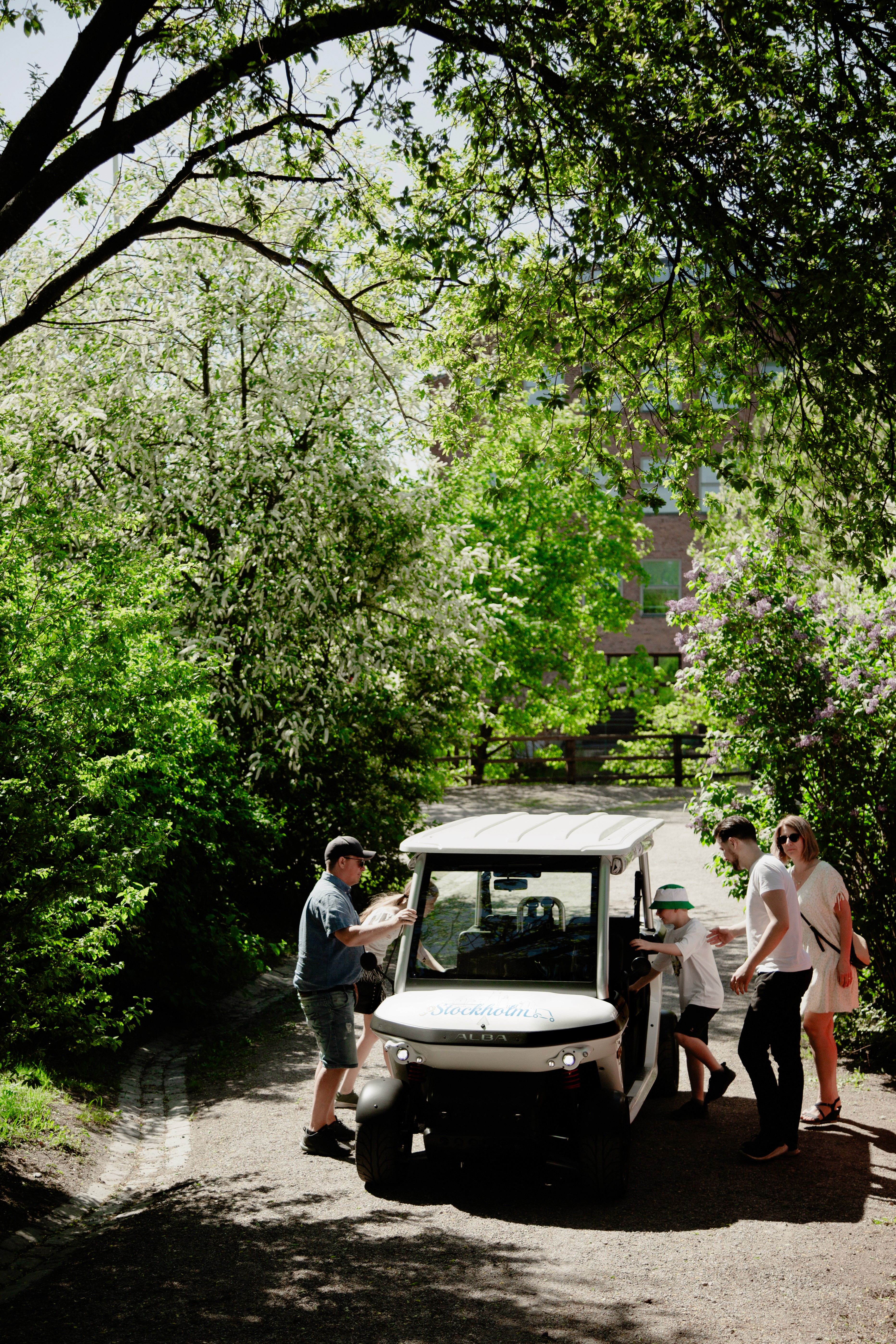 private golf cart sightseeing Stockholm