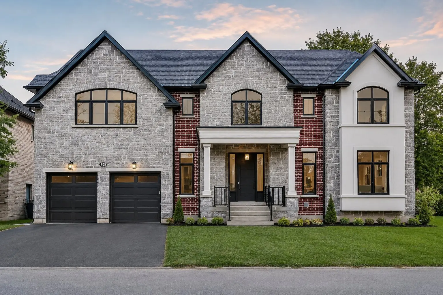 Custom built new 3,175 sq ft home in Etobicoke.