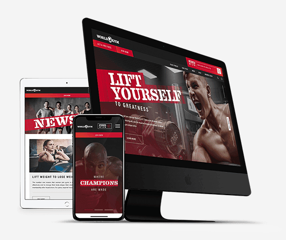 Website Redesign for World Gym