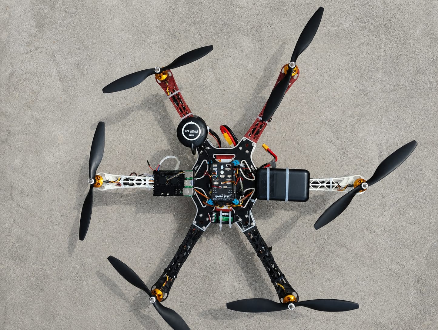 Autonomous search and rescue hexacopter developed by Shah Zaman Haider