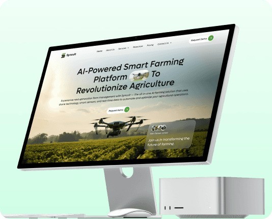 AI-based farm management platform Artonest Design