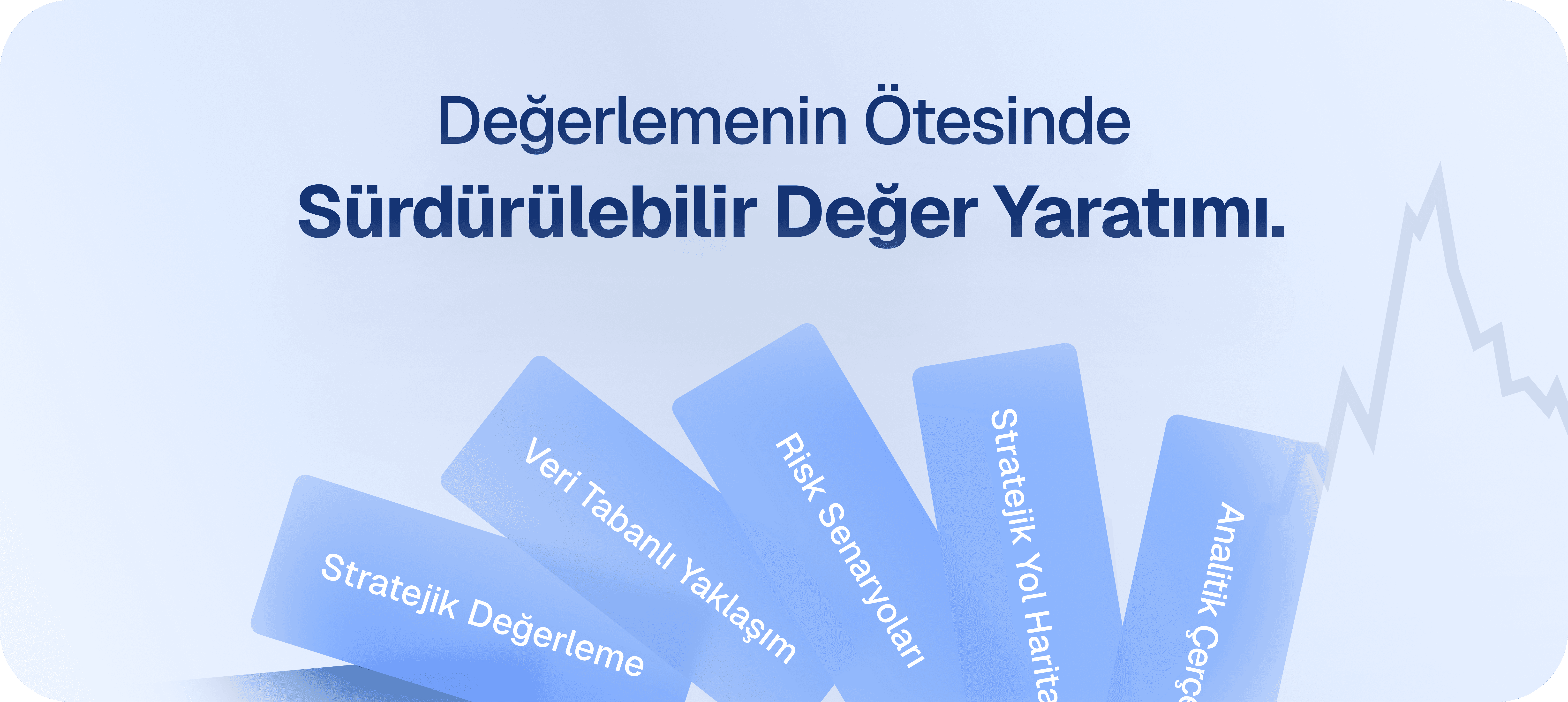 Etiketlerin olduğu 5-6 tane tasarımlı şirket değerlemesi görseli