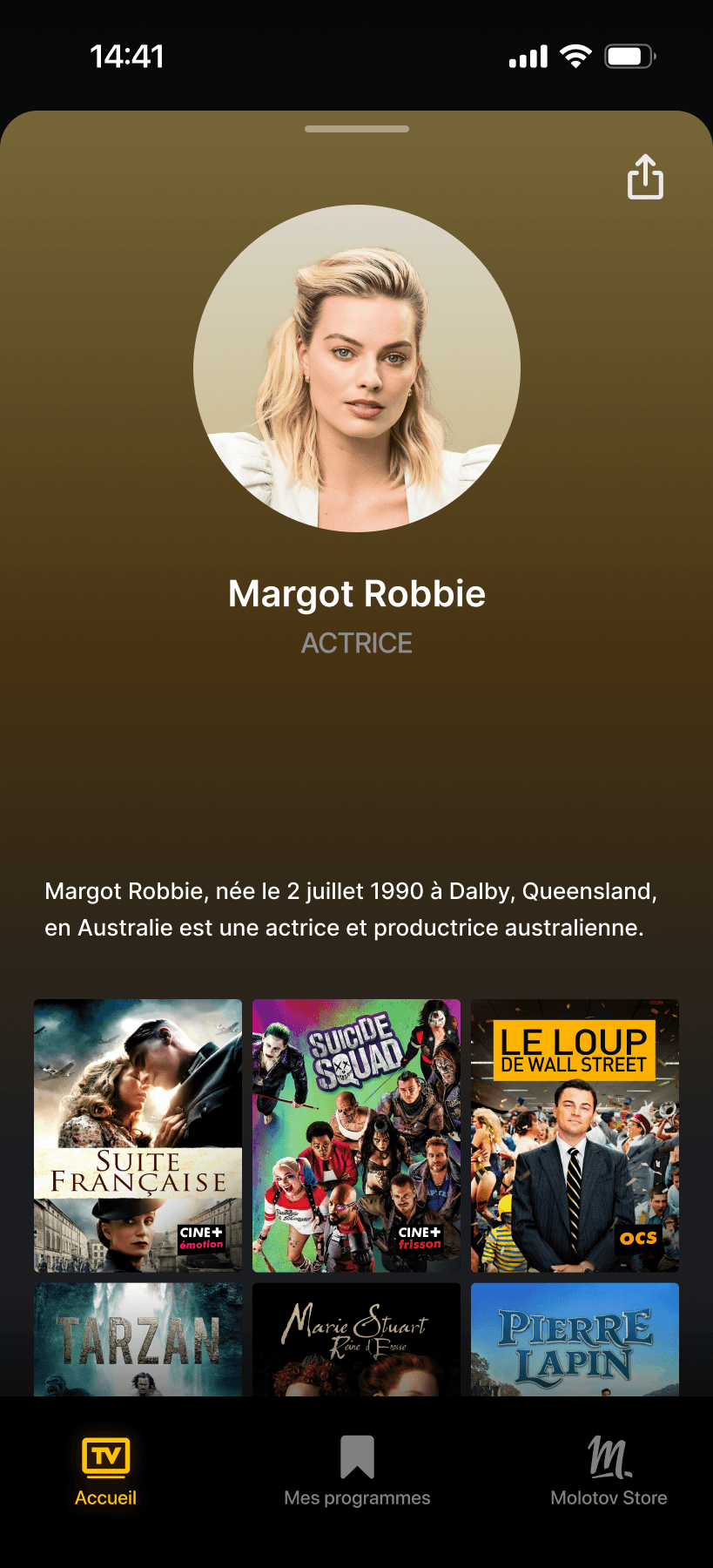 Suivez vos personnalités préférées