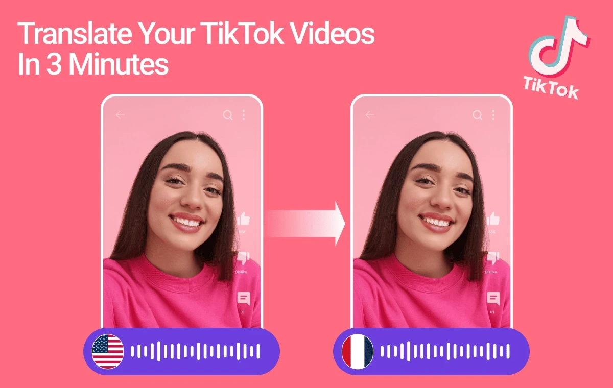 Use AI para traduzir vídeos do TikTok em 3 minutos