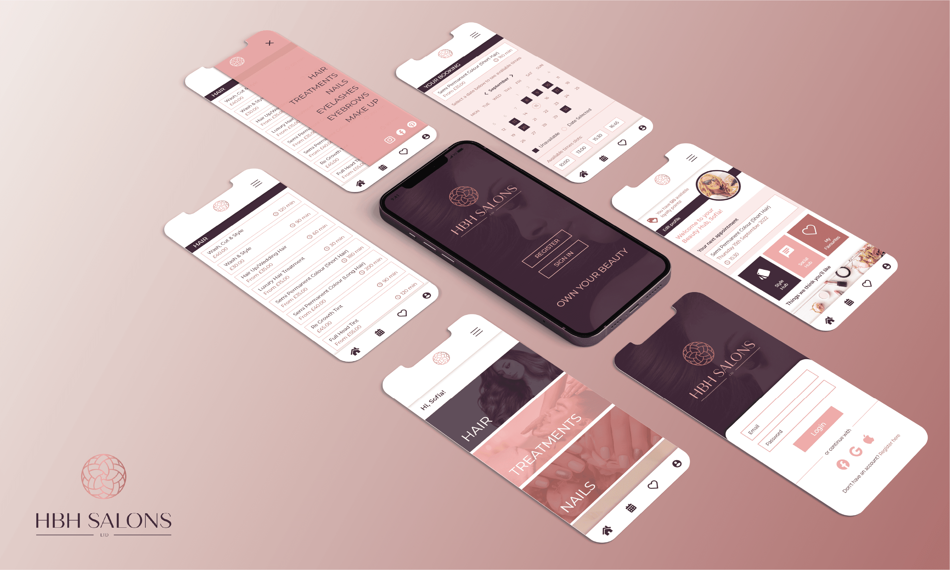 HBH App Mock Up