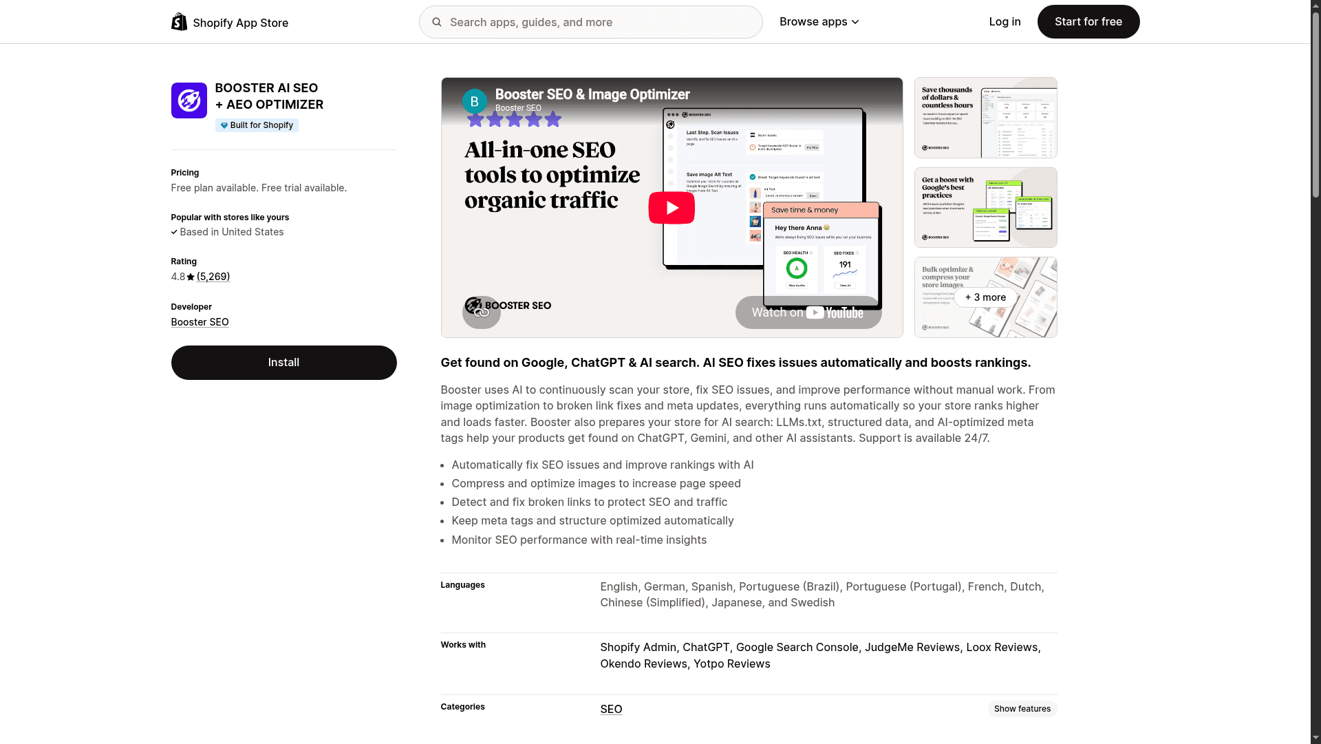 Shopify SEO App