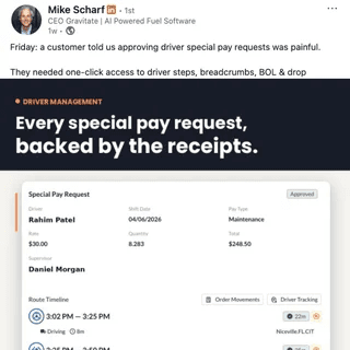LinkedIn post: Every special pay request, backed by the receipts