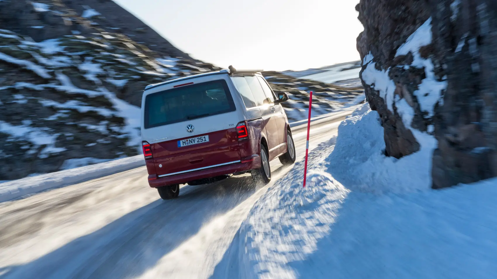 Winter Camping VW California