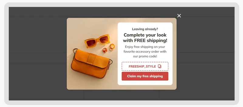 Exit-intent-free-shipping-offer-example