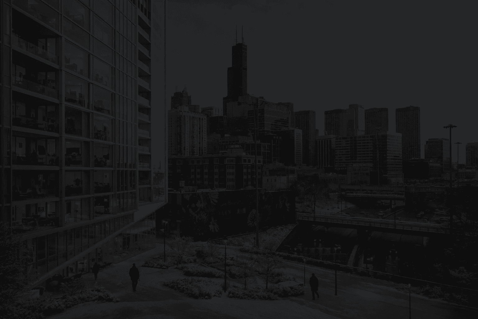 Dark gradiend background