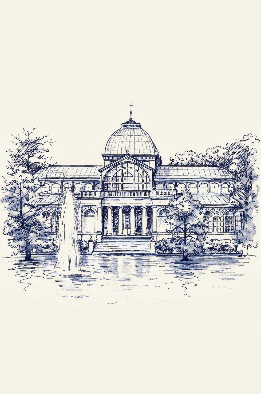 Wedding flowers resting on chair