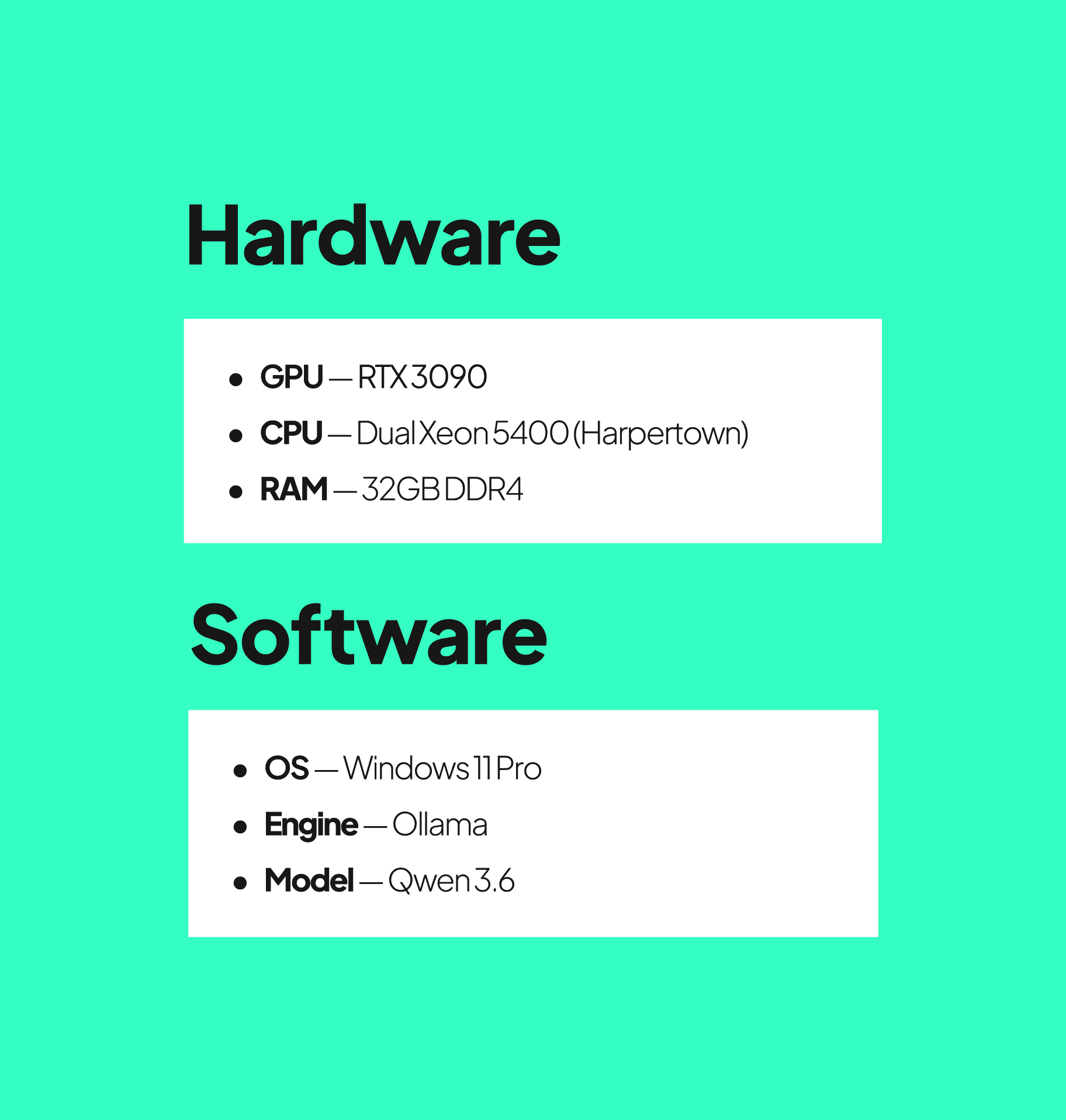 New workflow with tech-stack