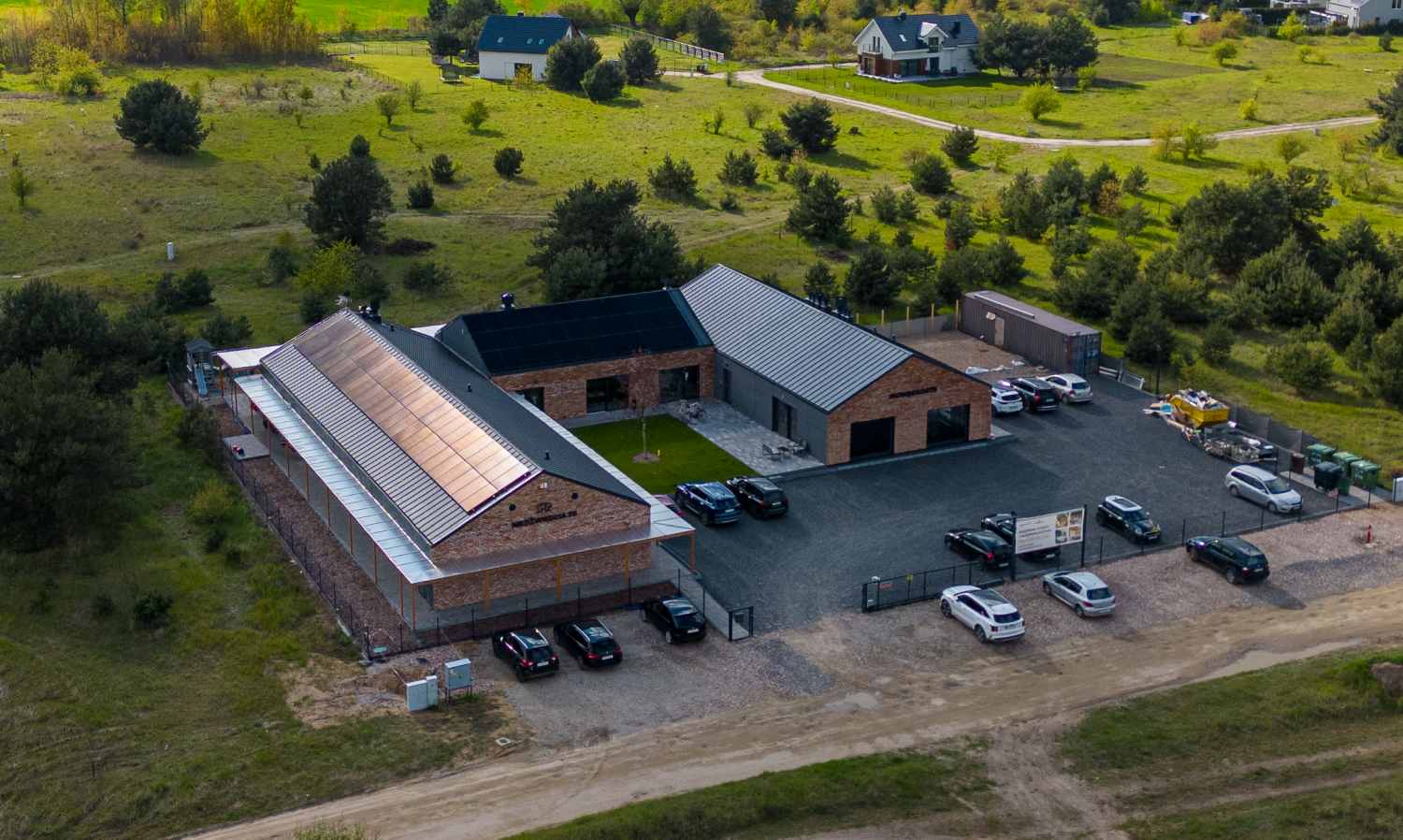 szkolenie poza miastem obiekt konferencyjny Wielkopolska z lotu ptaka