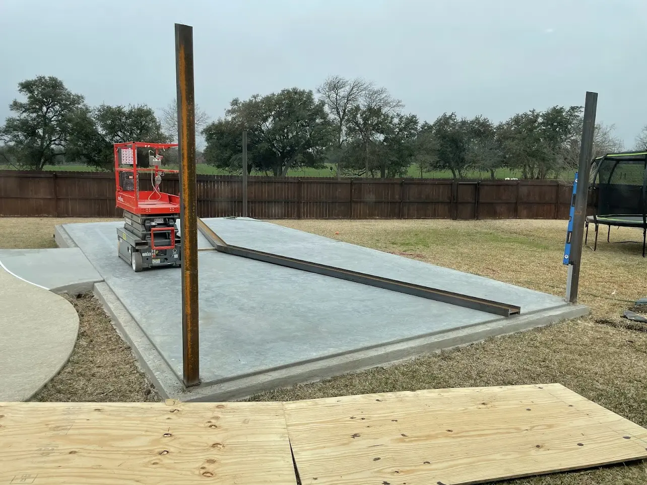 Custom Pool House Shop Salado, TX Perks Metal Works