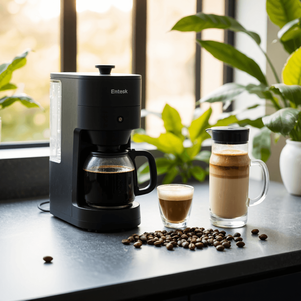 product photography of Coffee Maker and Accessories