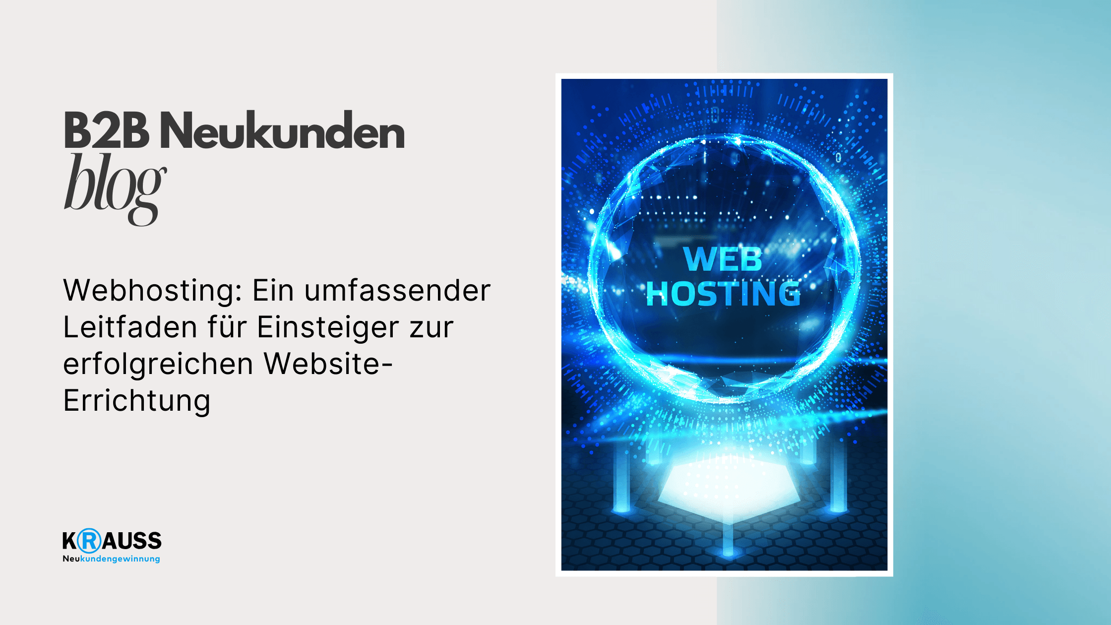 Webhosting: Ein umfassender Leitfaden für Einsteiger zur erfolgreichen Website-Errichtung