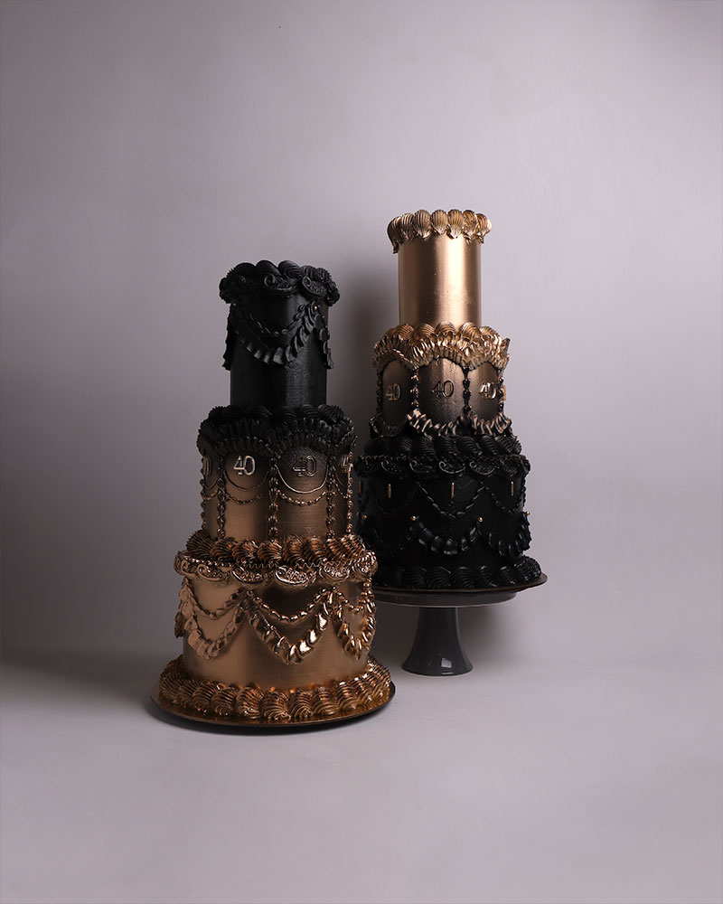 childrens birthday cake in transport theme with planes, cars, trains