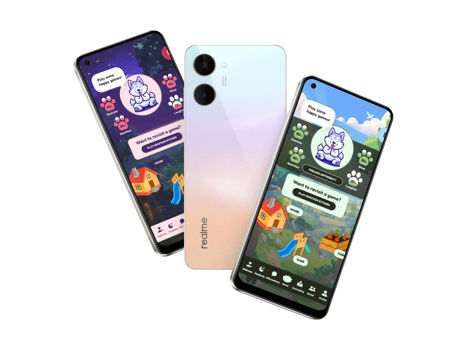 Humorfy, a groundbreaking health and wellness app, approached our team with a unique vision: to create a mobile application that seamlessly blends mental health, well-being, and humor through gamification.