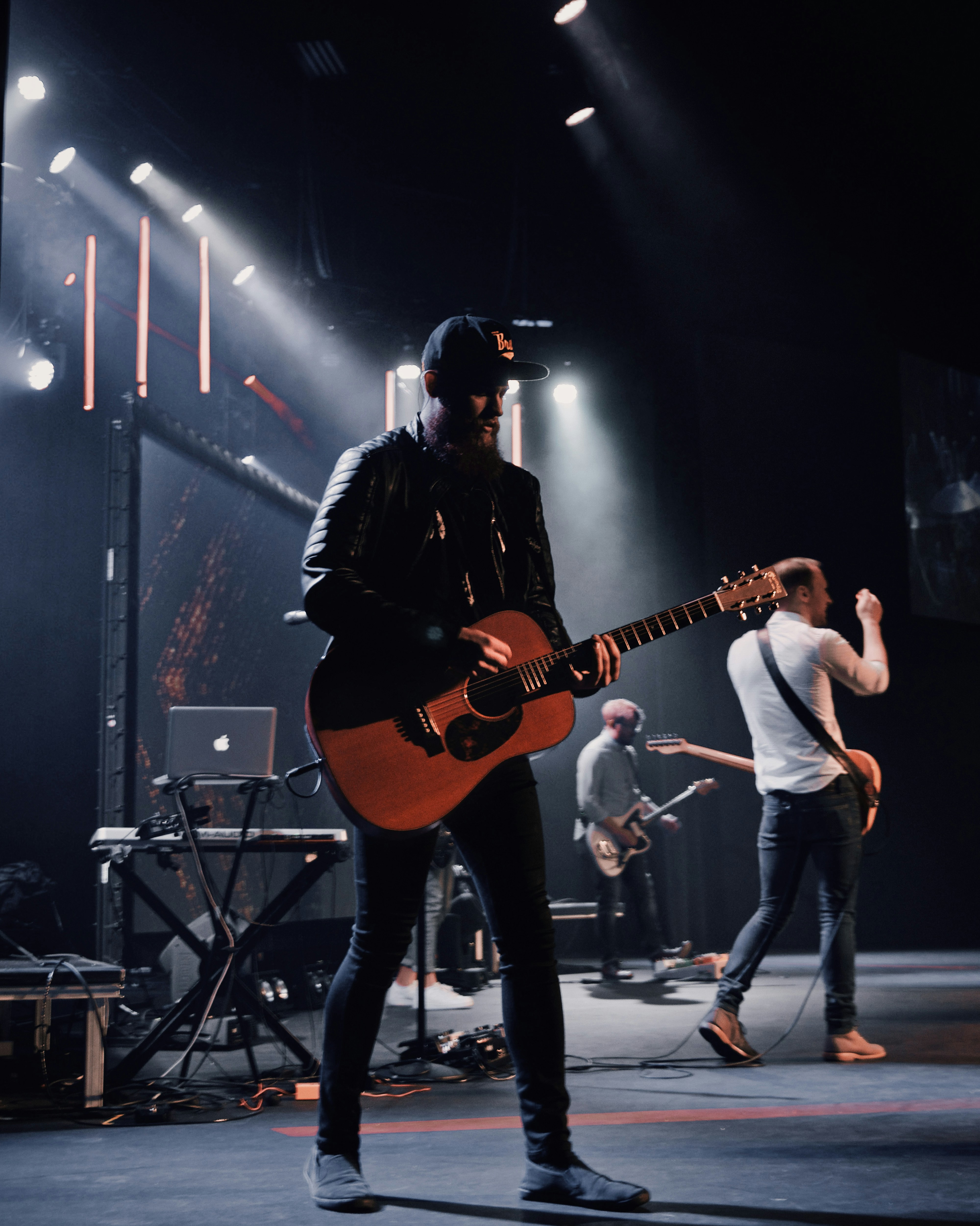 guitarist performing on stage