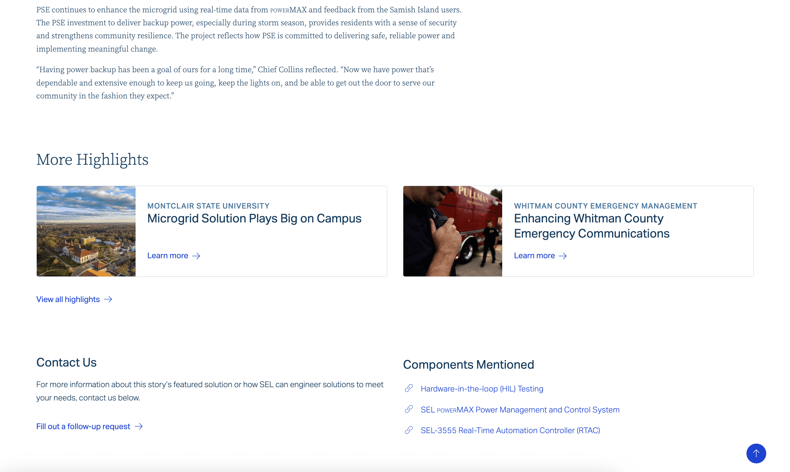 A screenshot of an author page from the cybersecurity center