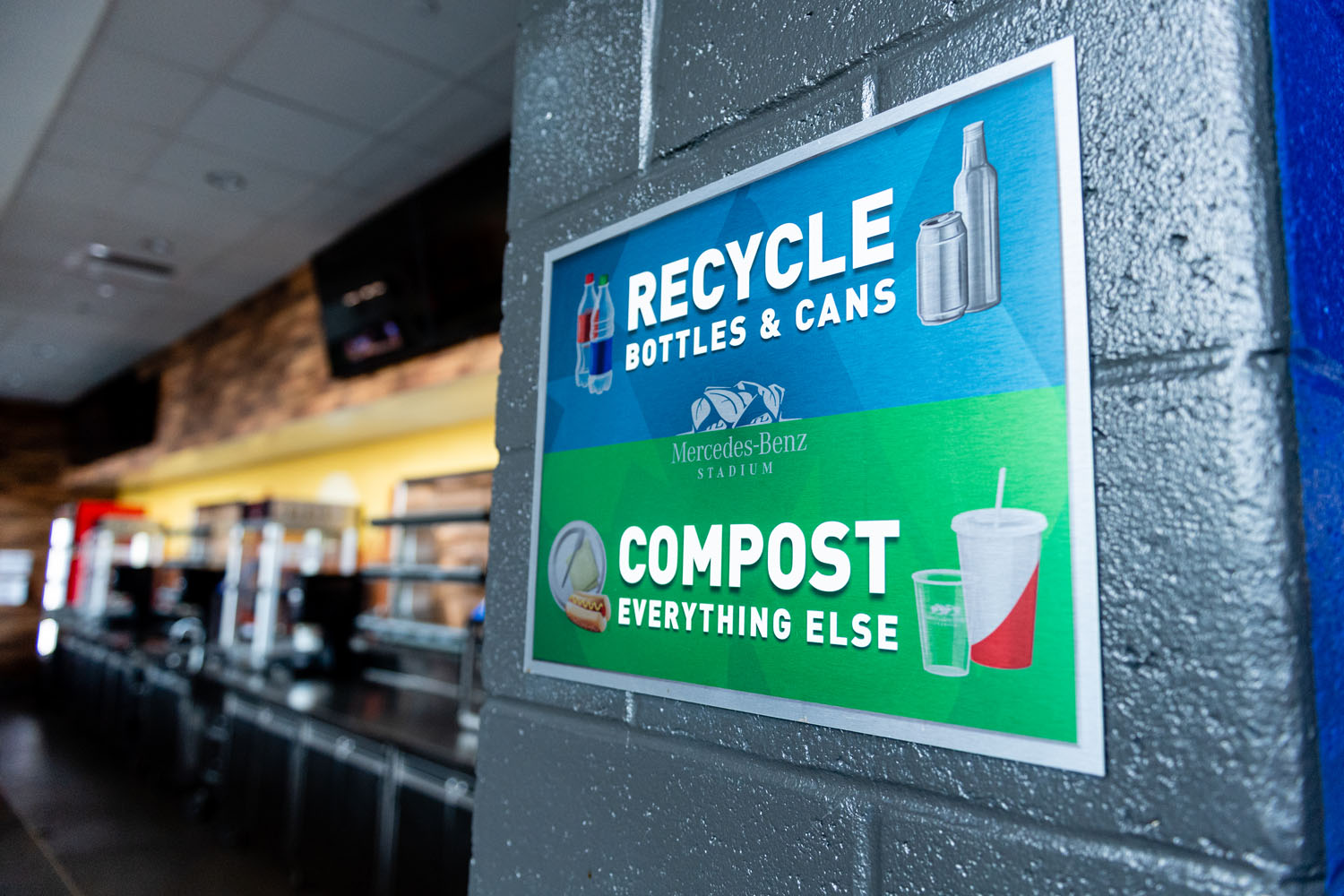 Mercedes-Benz Stadium Becomes First Professional Sports Stadium Worldwide  To Achieve True Precertification for Zero Waste Efforts | Mercedes-Benz  Stadium News