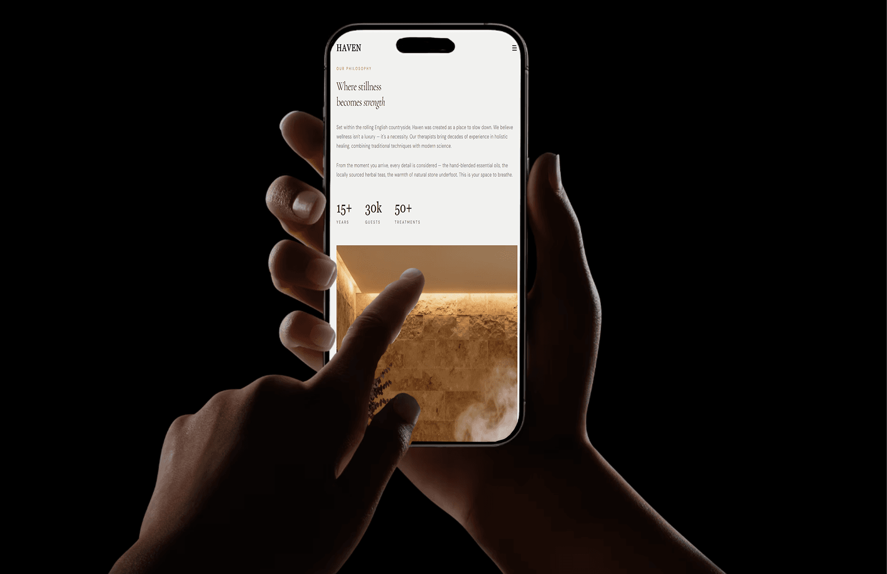 Mobile phone mockup image