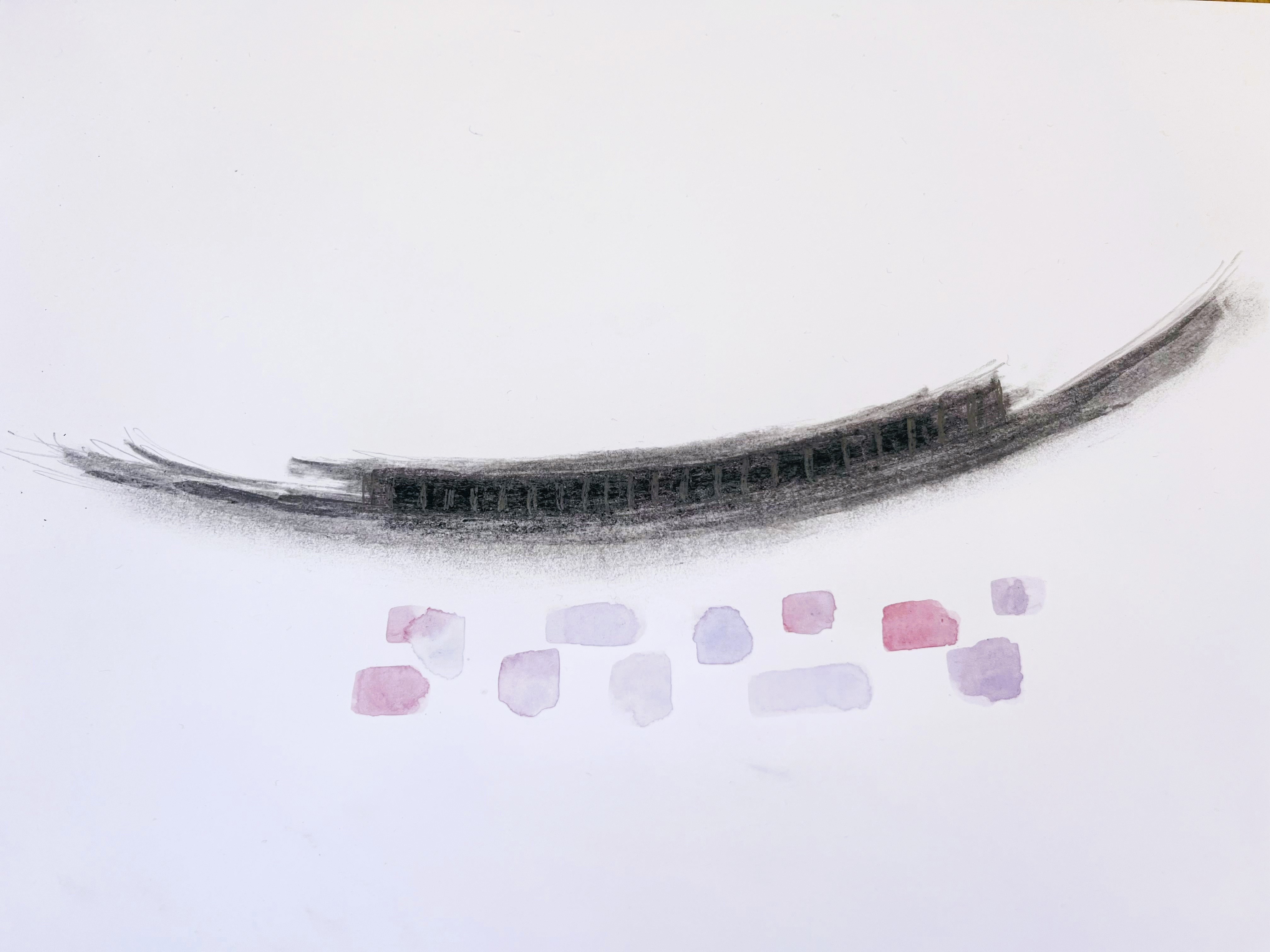 House on a slope concept