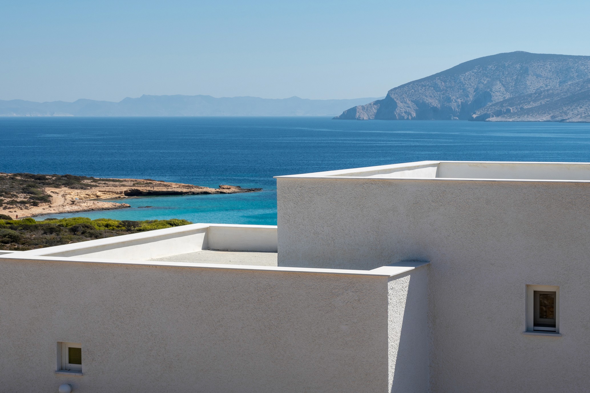 A greek summer house overlooking the Mediterranean Sea on Koufonisia