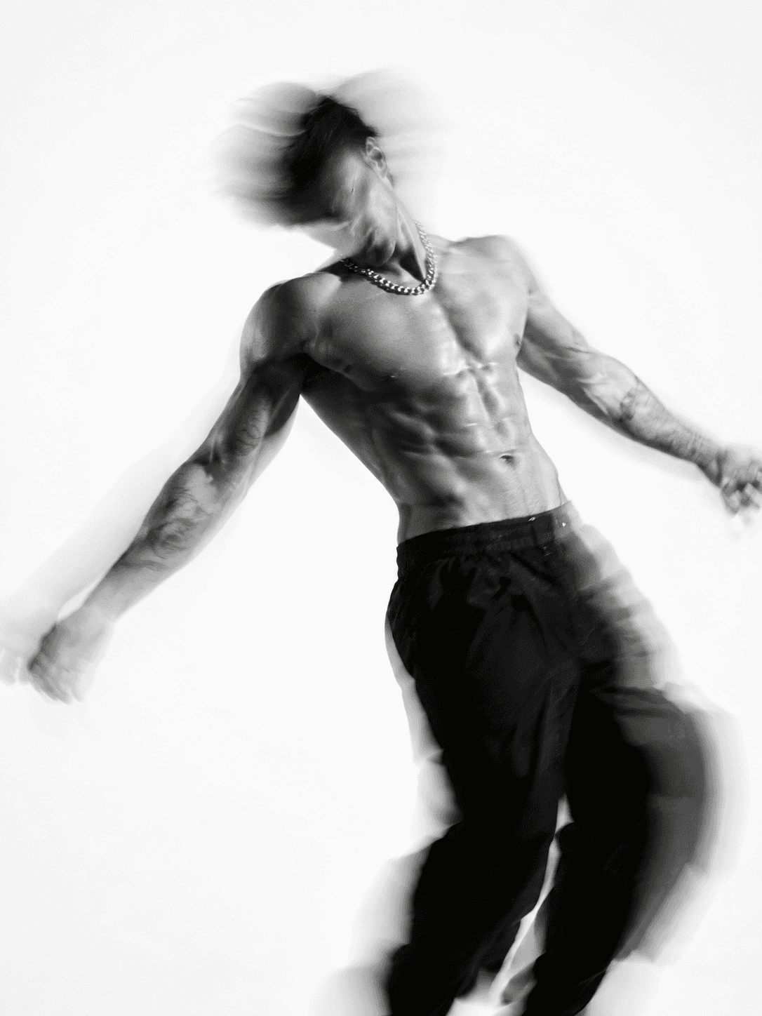 Man in air