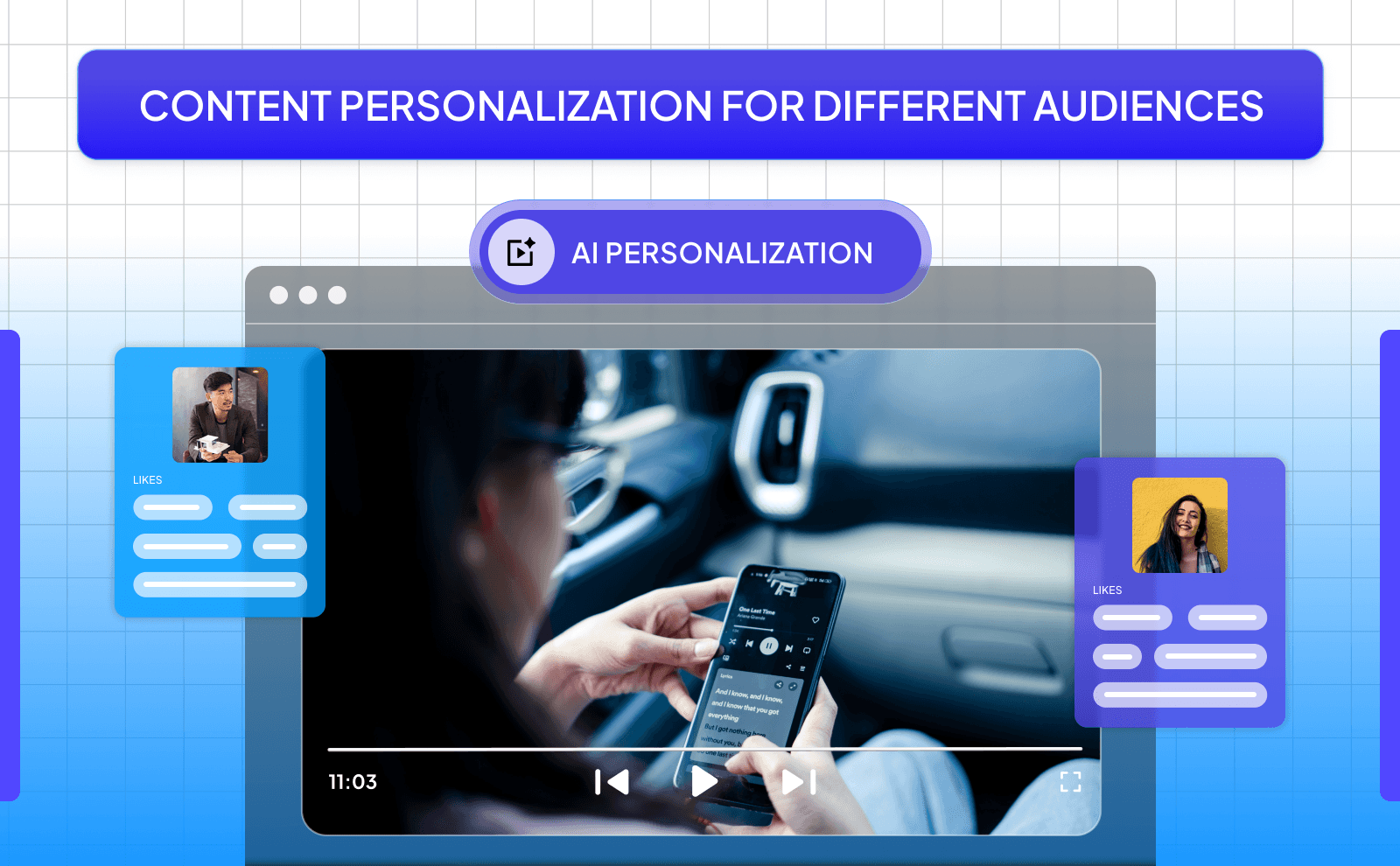 Content personalization for different audiences - AI for Marketing Video Content