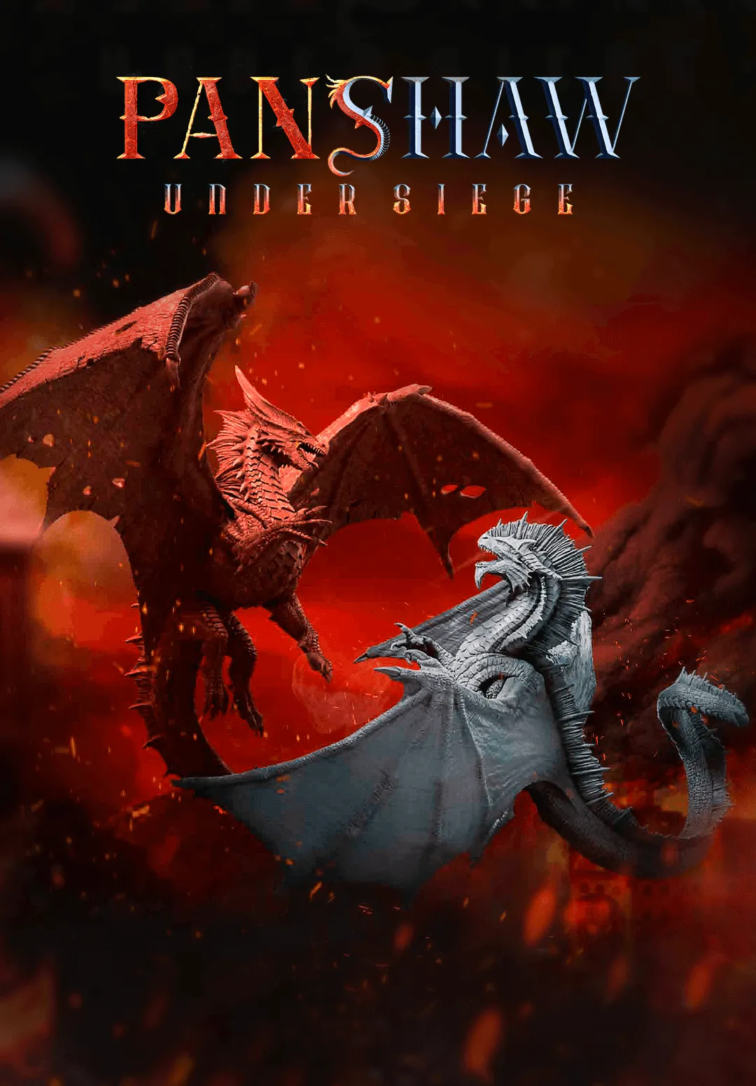 Two miniature dragons from Loot Studios’ Panshaw Undersiege bundle.