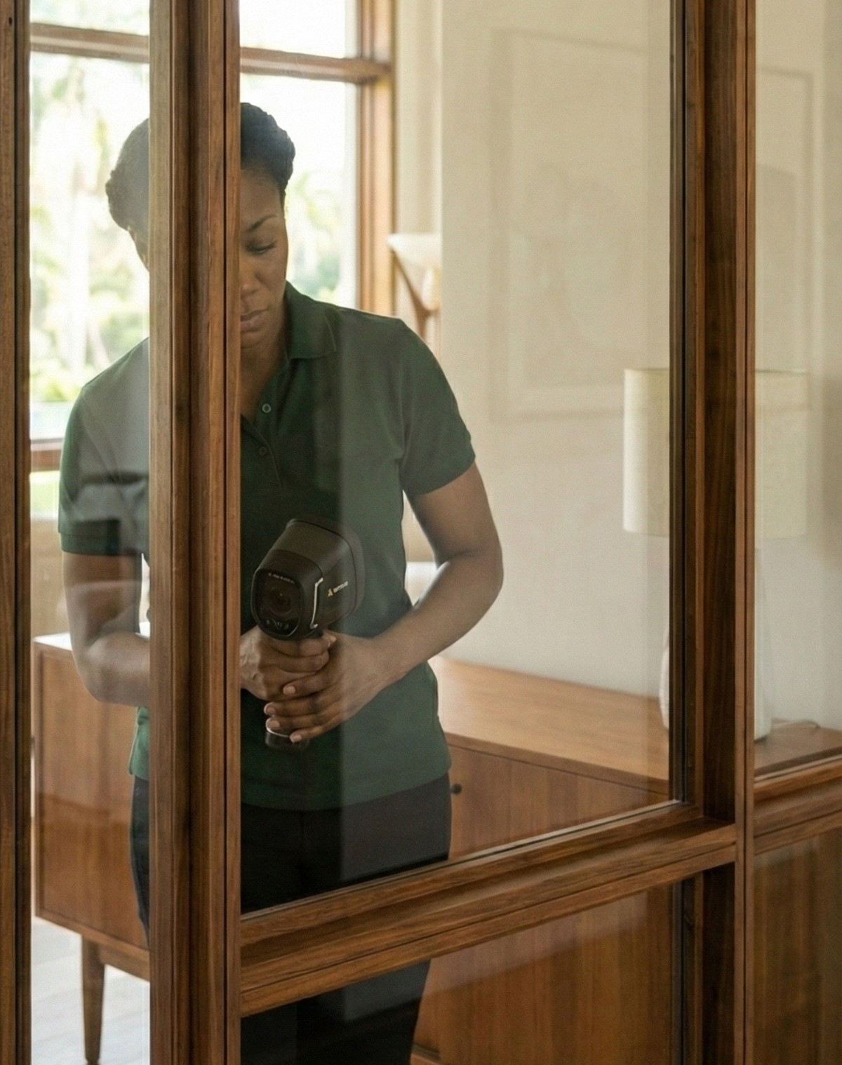 Female mold inspector