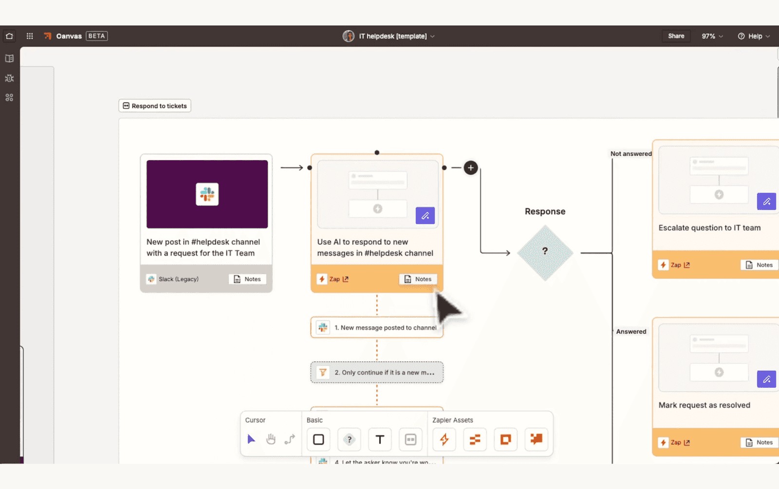Automation-driven client process builder in Zapier