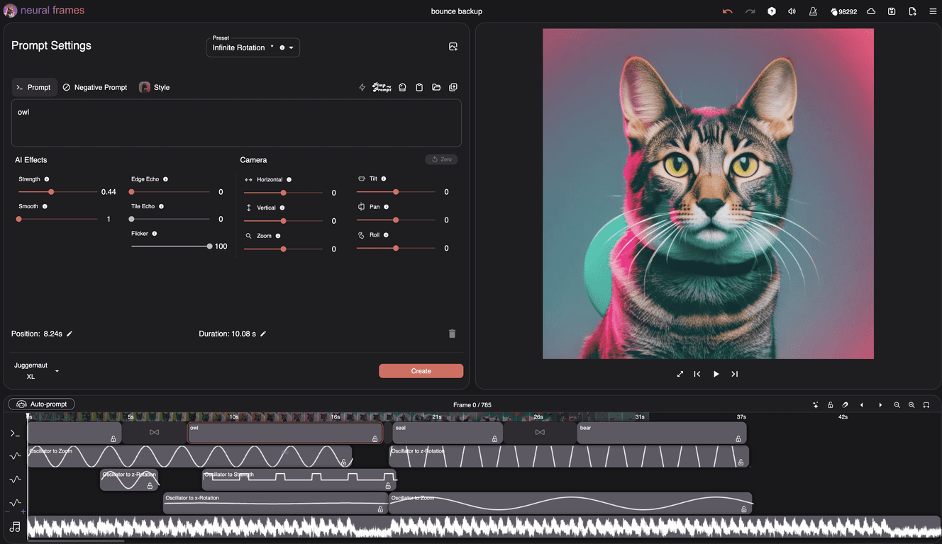 neural frames - AI Tool For Videos