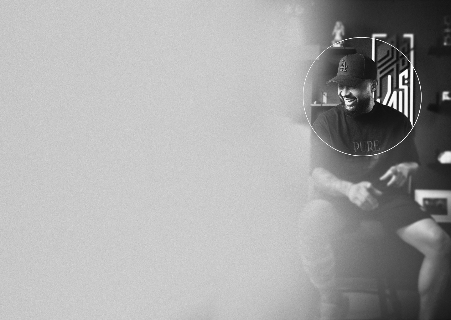 Dynamic picture of a cyclist riding downhill