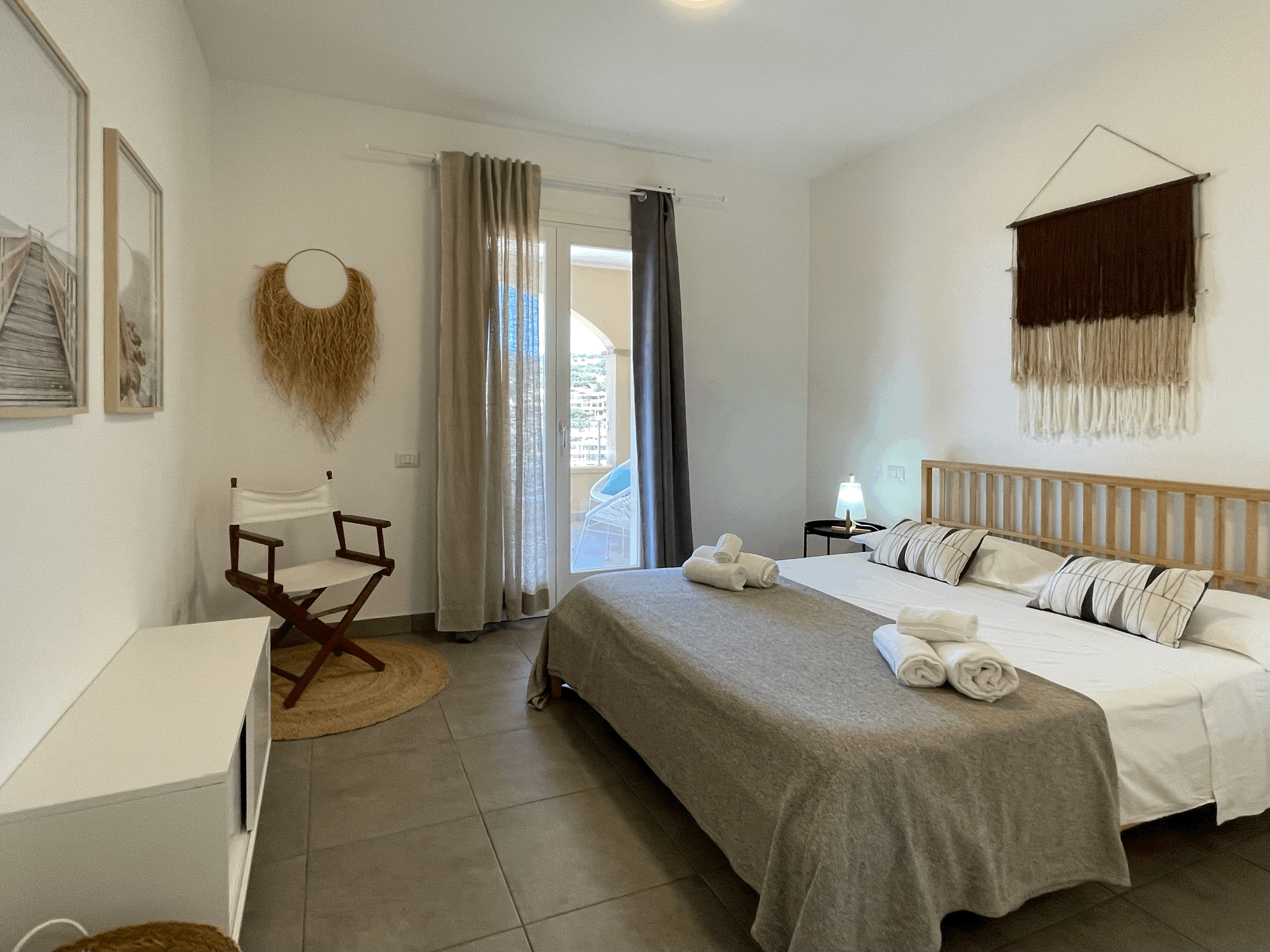 Camera matrimoniale del Trilocale Shardana Superior