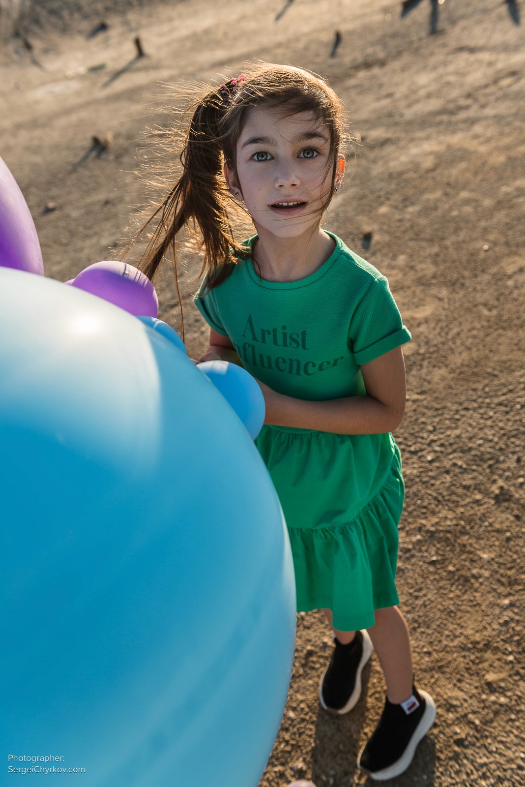 Elly's Ballon Story editorial for Aperture Collective by photographer Sergei Chyrkov