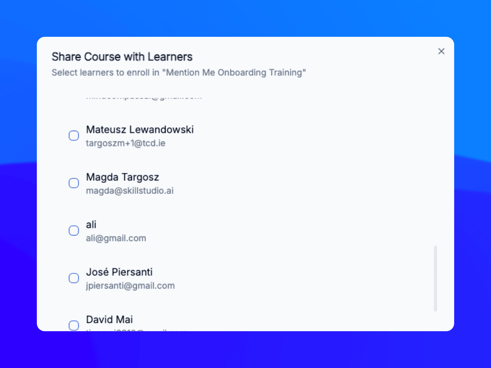 Customise and share