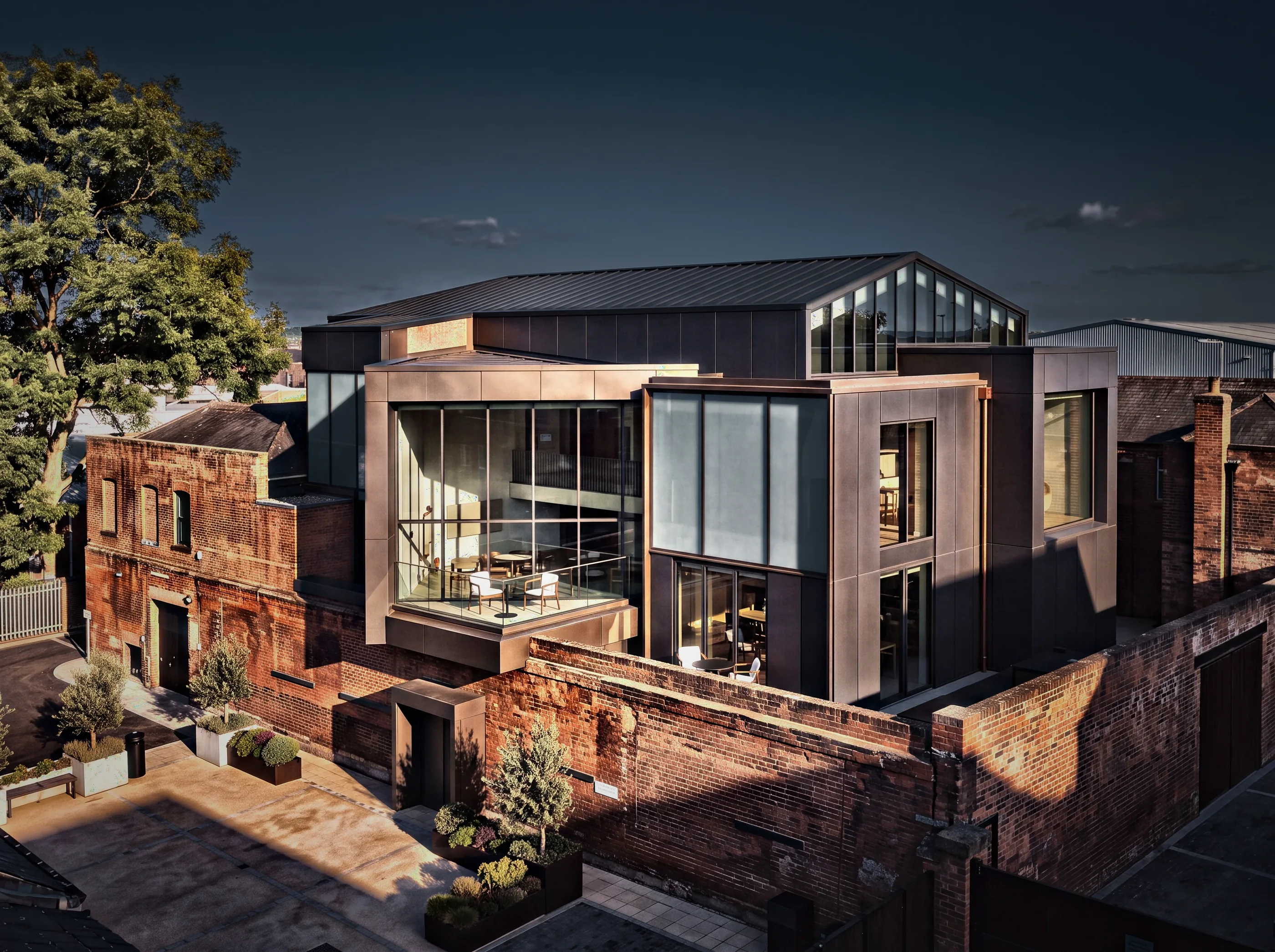 The Foundry, exterior view of an Atrium project