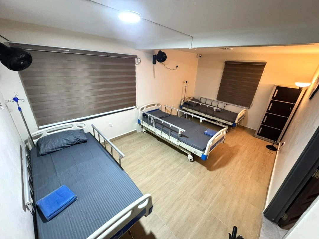 3-bedded room at Golden Oaks nursing home Jalan Gasing Branch