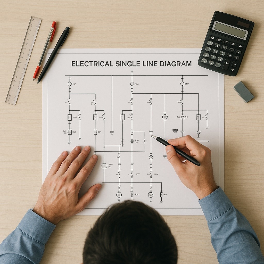 single line diagram course