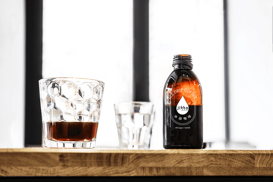 Jikka coffee label design | 飲品包裝設計