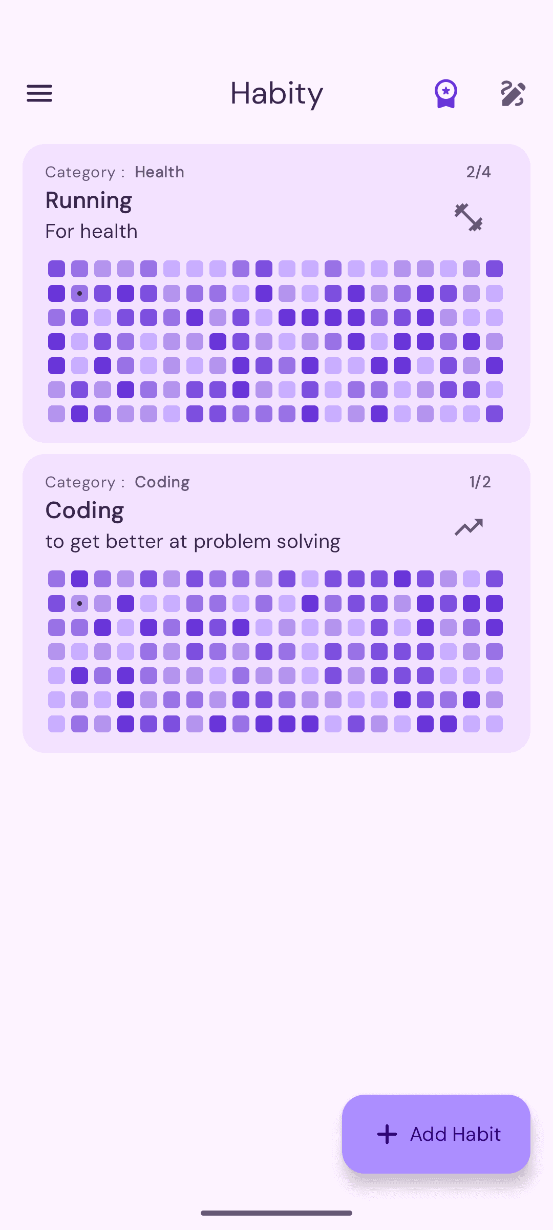 purple