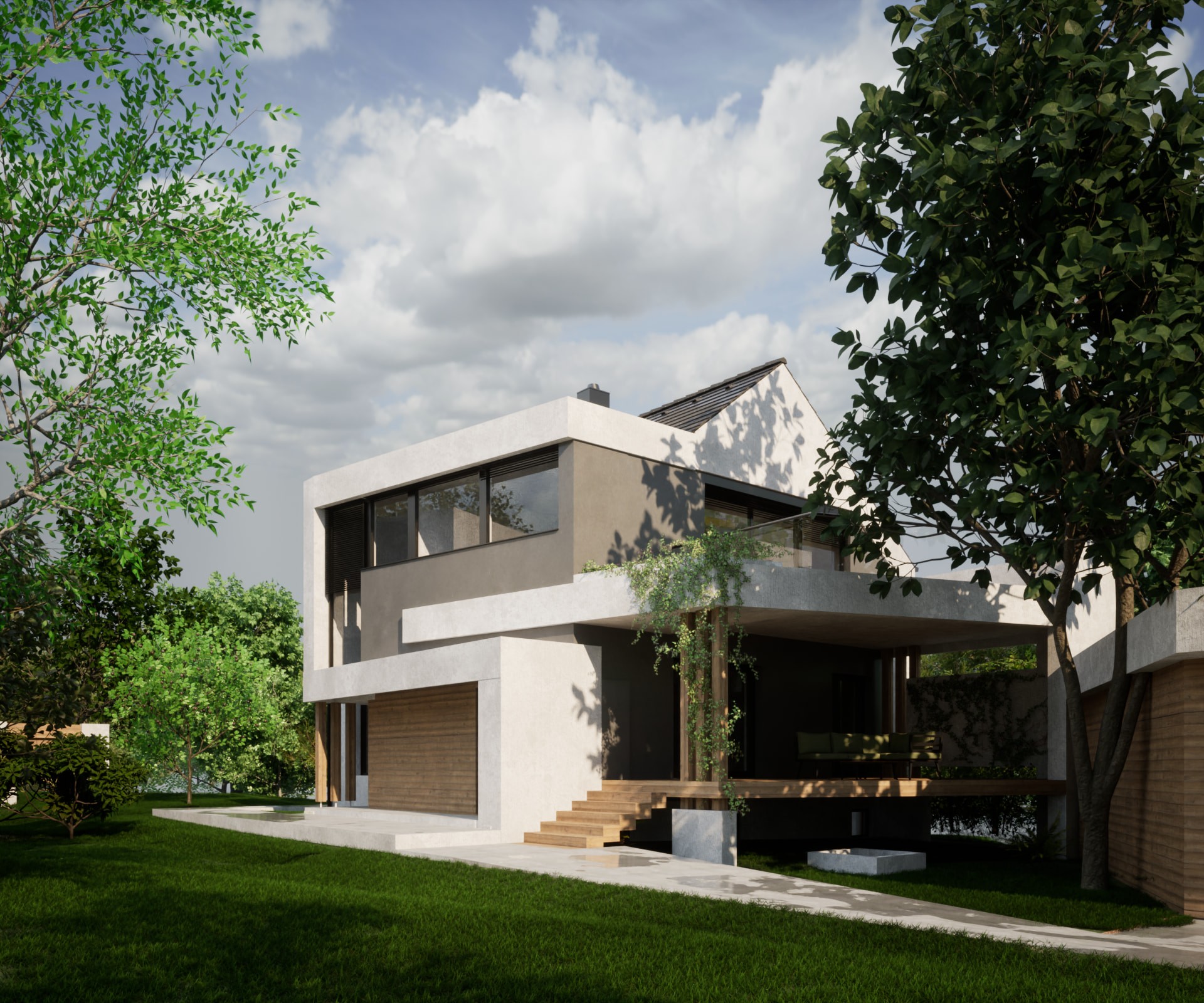 modern családi ház