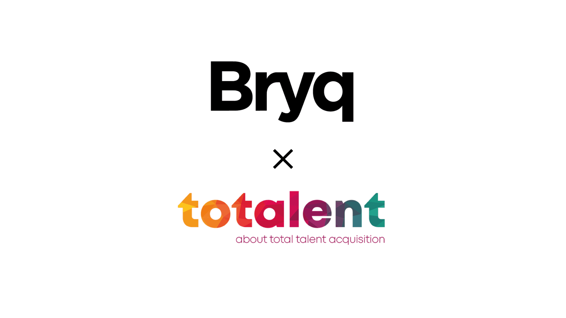 Bryq logo above Totalent logo with a connecting line.