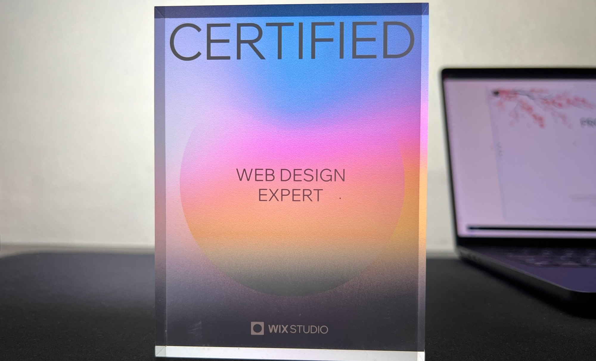 Wix studio certification award