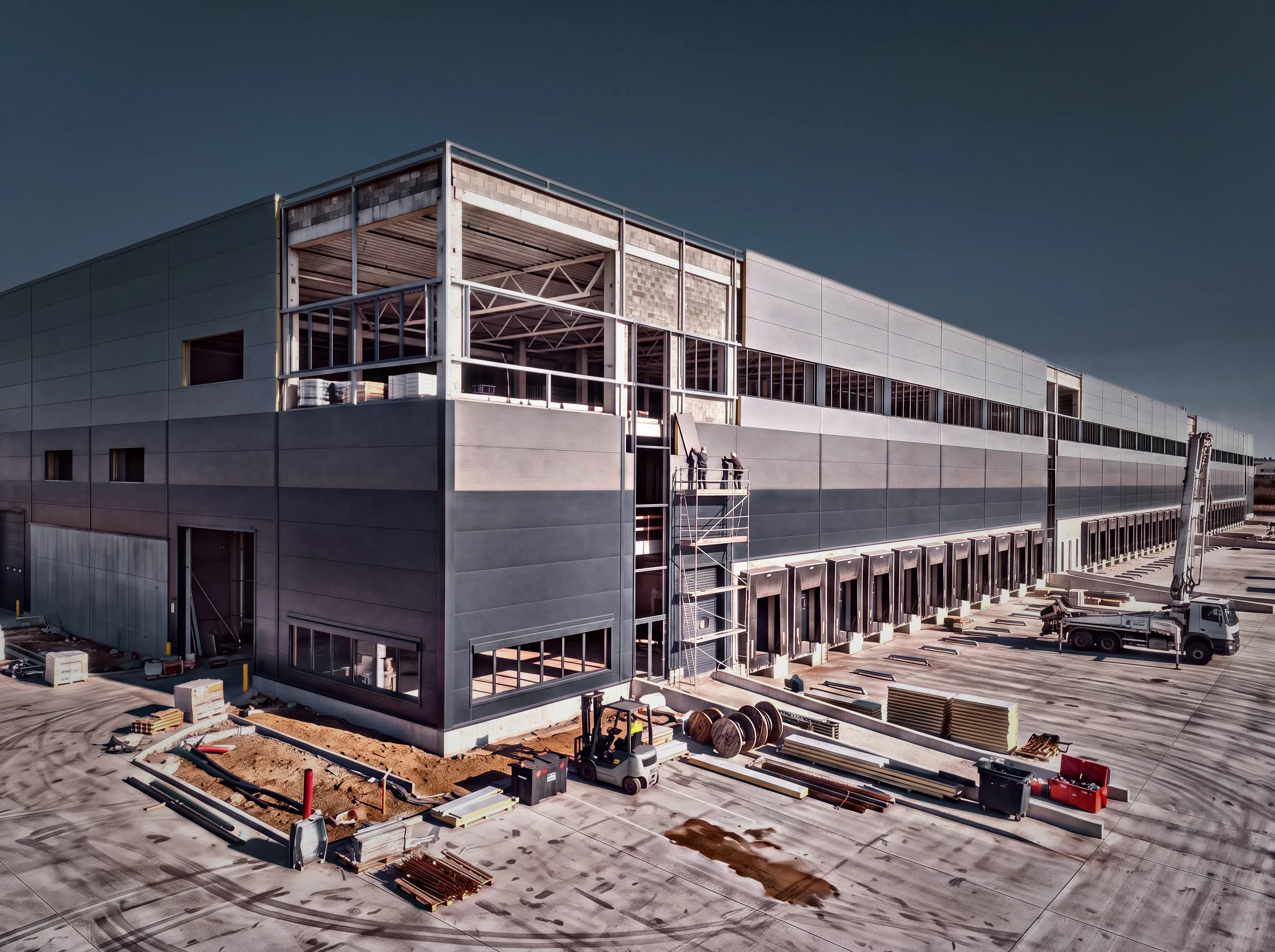 Northgate Logistics Terminal, building view of an Atrium project
