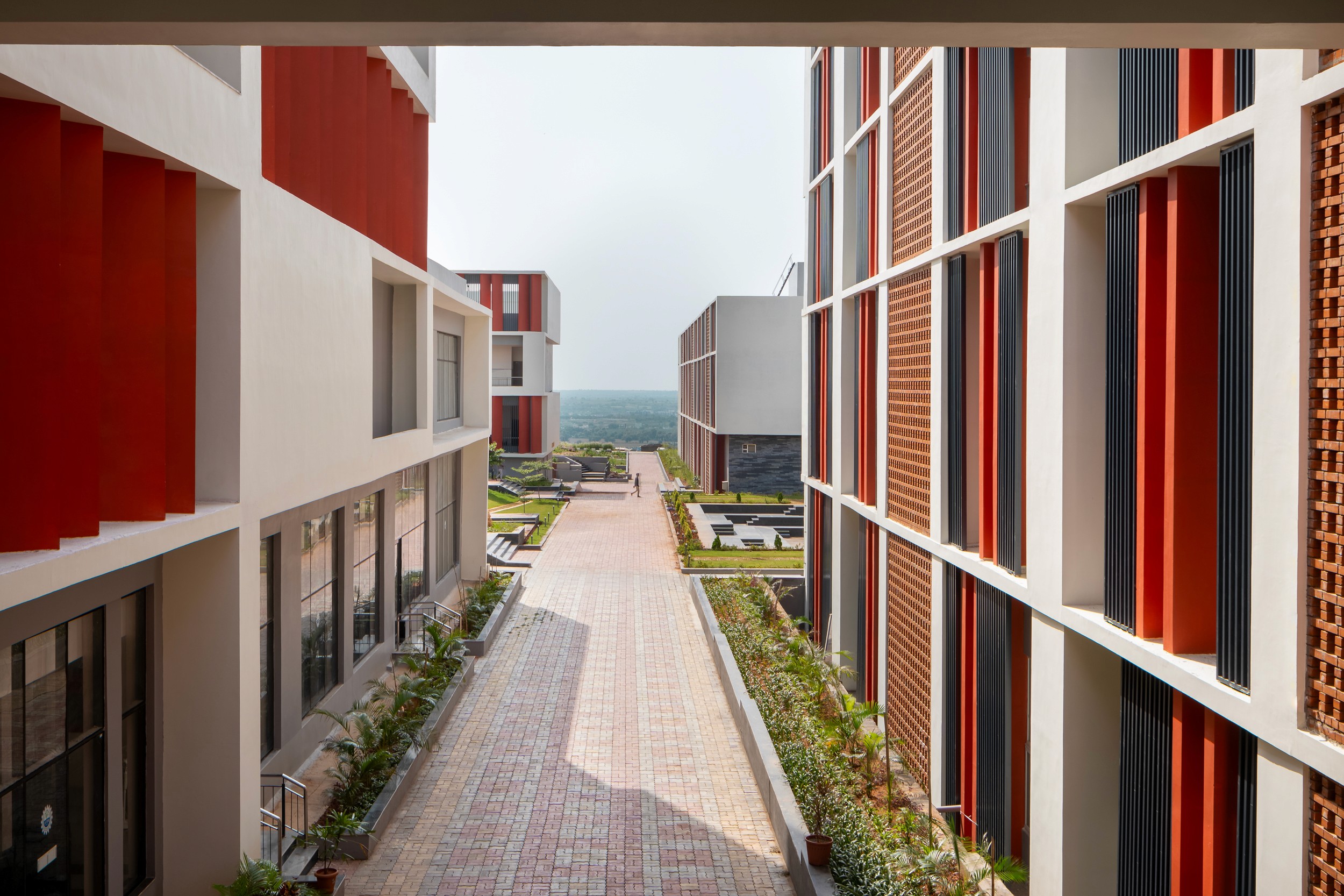 IIITDM Kurnool designed by Urbanframe. Architecture photography by Ekansh Goel, Studio Recall.