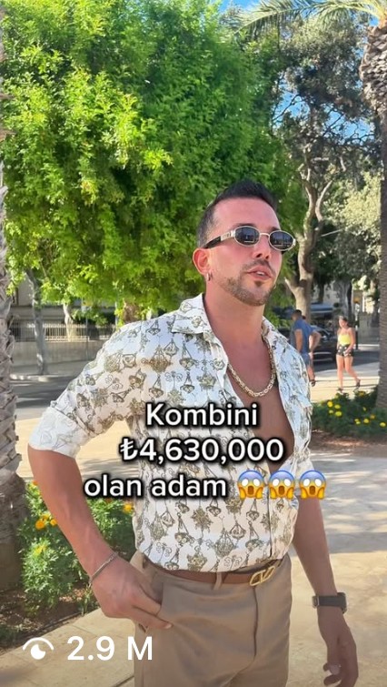 outtake from viral Instagram reel. iGaming streamer standing outside.